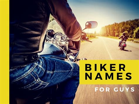 badass biker names